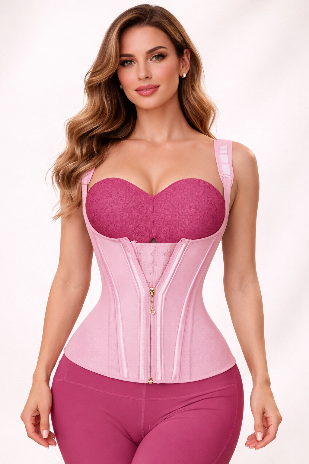 Waist Trainer Corset for Women Tummy Control Sport Girdle Hourglass Waist Cincher Body Shaper with Steel