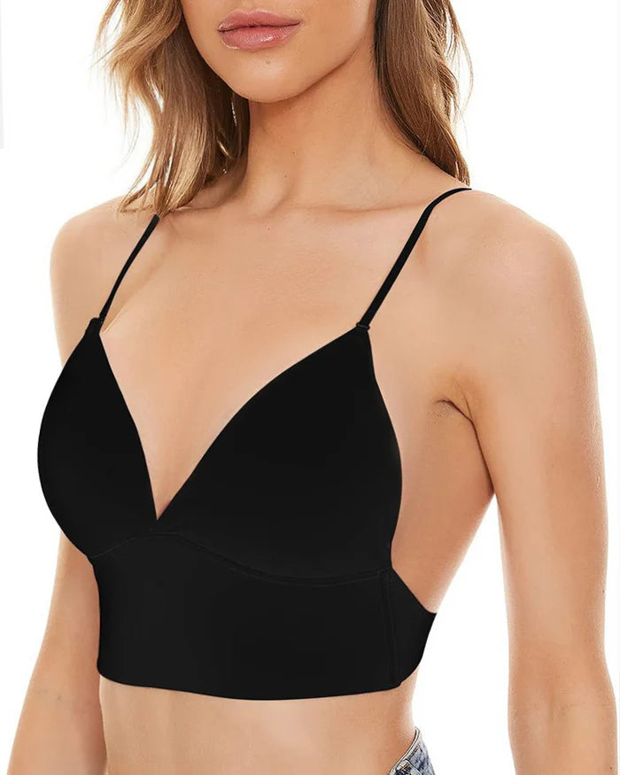 Formiva® Women's wireless backless bra, U-shaped, low back