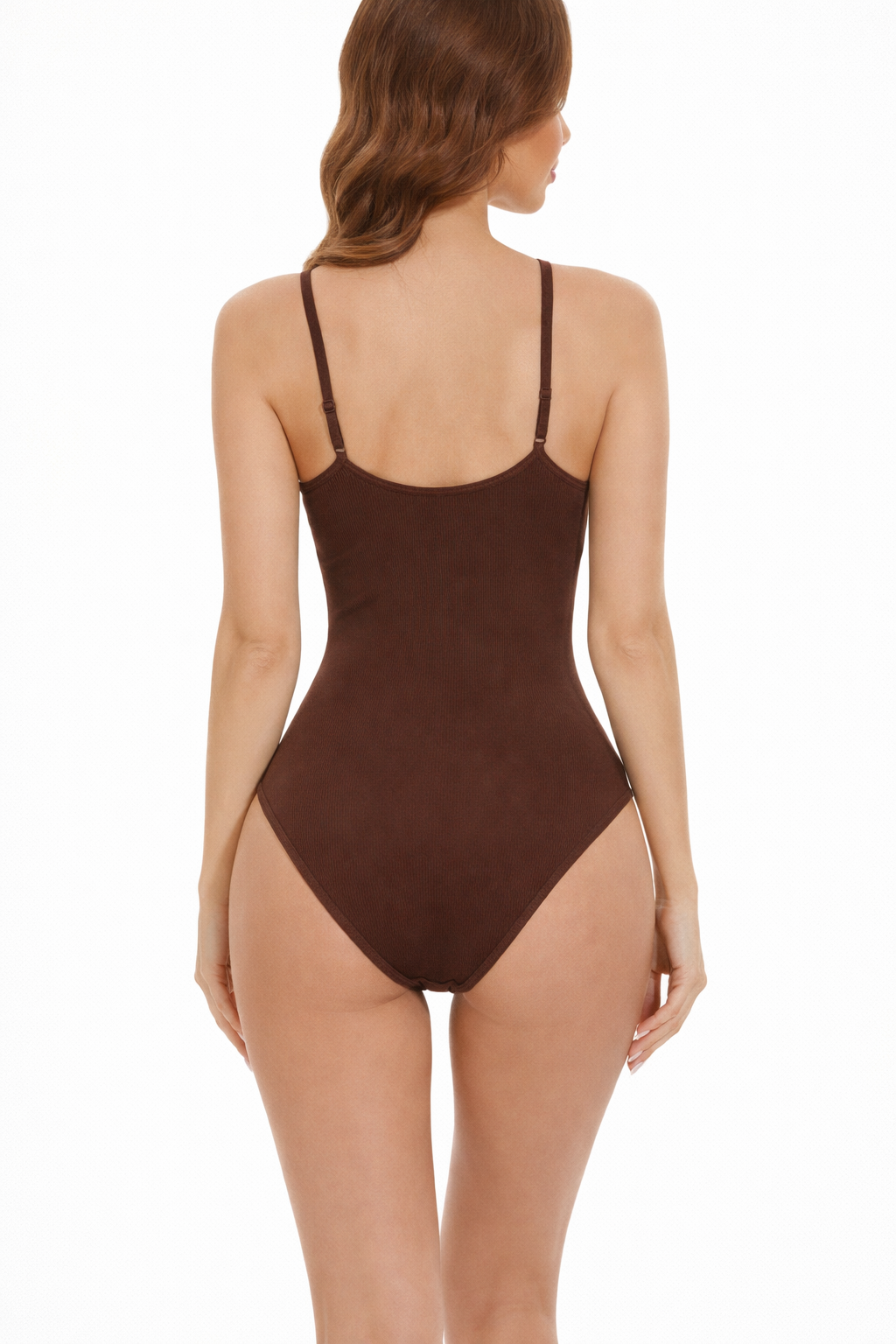 Formiva® Seamless Tummy Control Round Neck Thong Tank Top Body Shaper Bodysuits